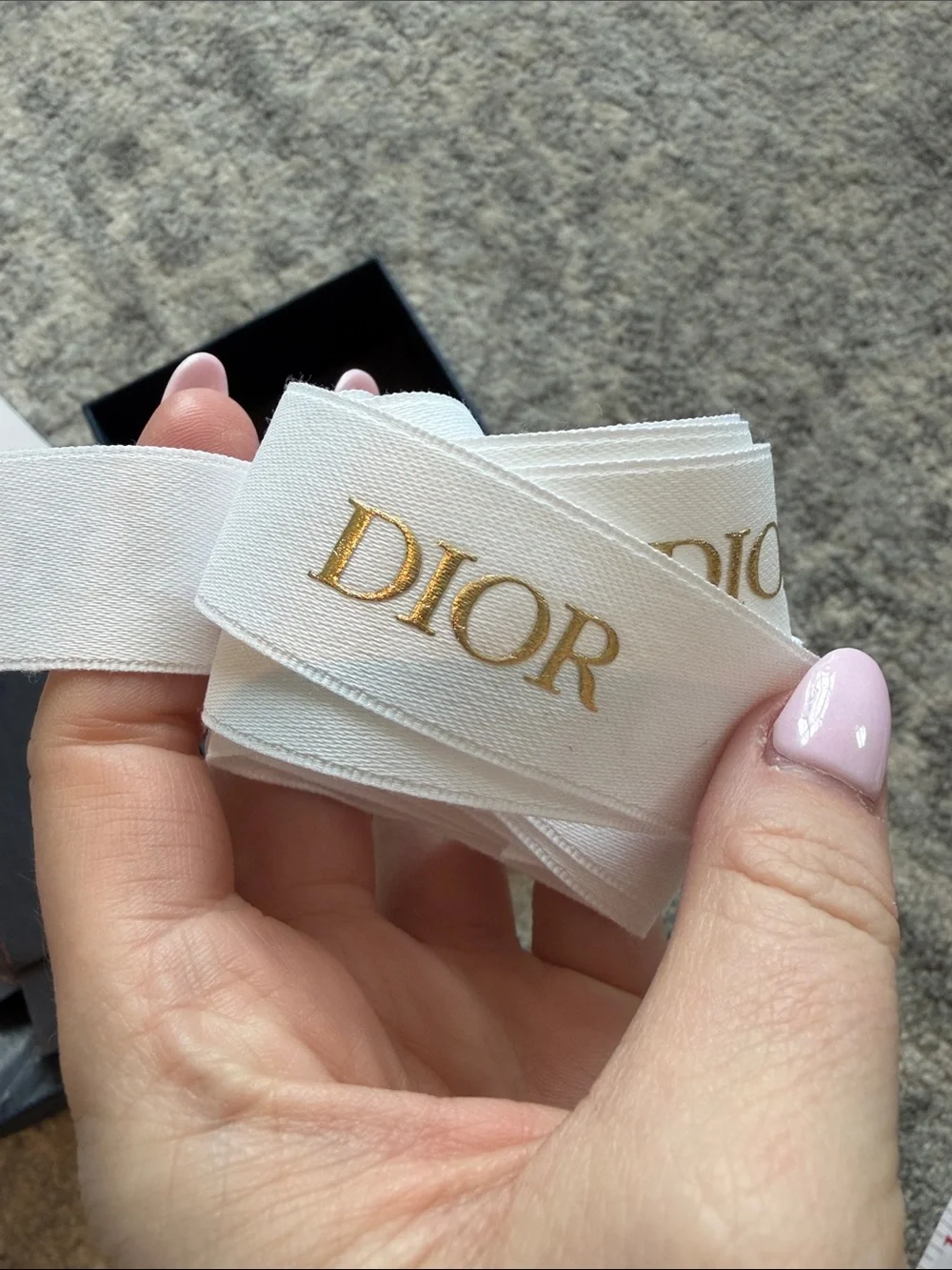 Dior Box, Ribbon and Pouch